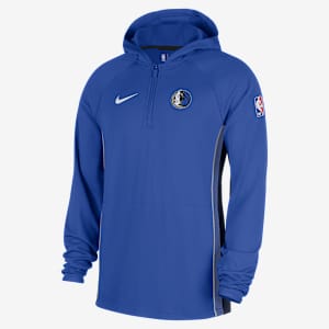 Dallas Mavericks Zoned Men's Nike Dri-FIT NBA 1/4-Zip Hoodie. Nike.com